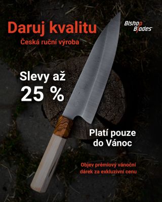 🎄 Vánoční slevy až 25 %. 🎄 Dárky pro lidi, kteří si zaslouží to nejlepší. 🎁 🔪 Japonské čepele 🪵 Outdoorová síla 🔥 Poctivé...
